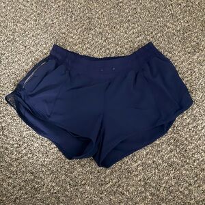 lululemon hotty hot Navy Blue Athletic Shorts